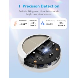 Meross Smart Temperature and Humidity Sensor - MS100FH-UK - HomeKit — Buy in Cyprus with Fast Delivery