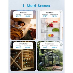 Meross Smart Temperature and Humidity Sensor - MS100FH-UK - HomeKit — Buy in Cyprus with Fast Delivery