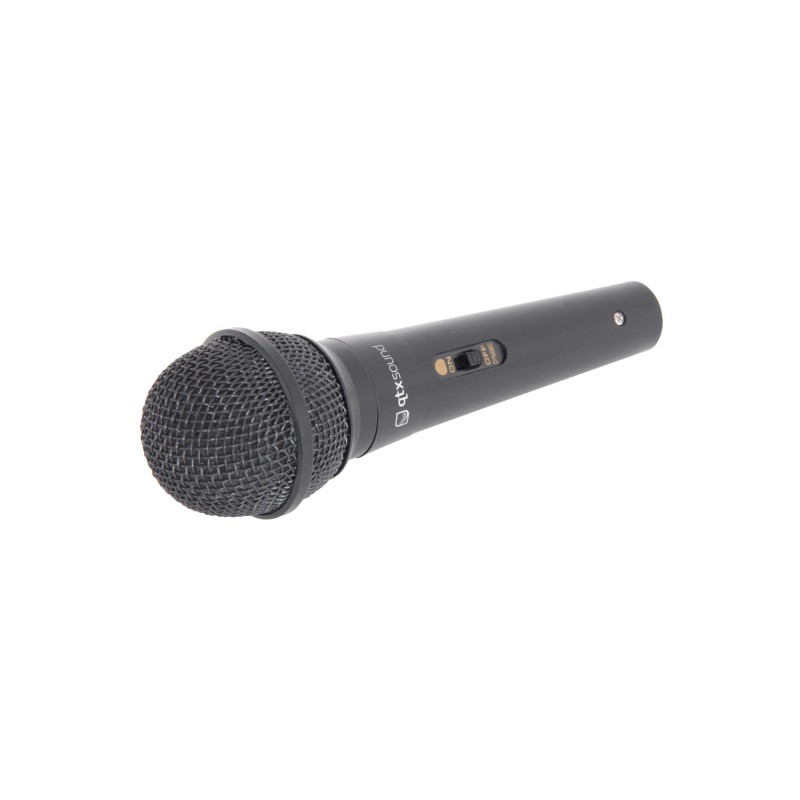 QTX HandHeld Dynamic Microphone - DM11B - Black — Buy in Cyprus with Fast Delivery