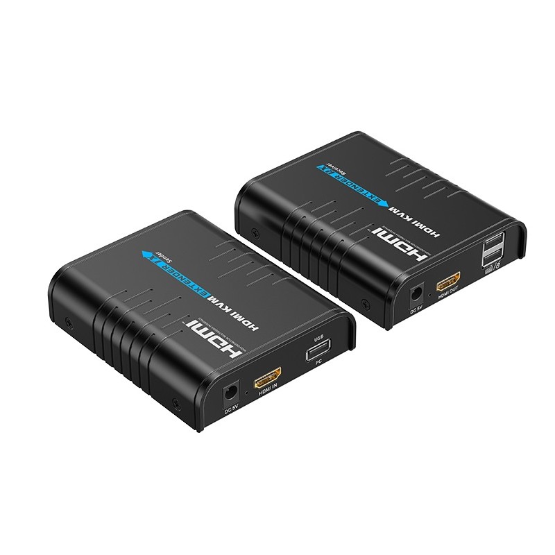 LenKeng KVM HDMI Extender over IP 1080P 120m - LKV373KVM-5.0 - HDMI Extender over IP 1080P 120m