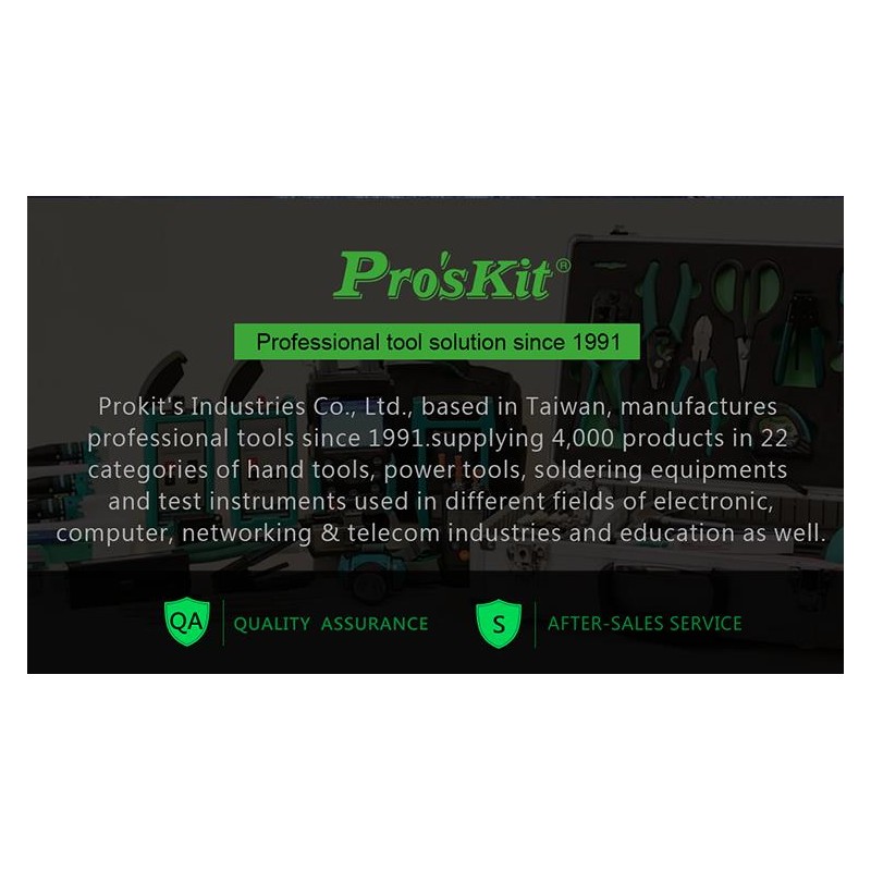 Proskit Screwdriver Insulated VDE Set of 13 pcs - SD-V861 - Proskit Screwdriver Insulated VDE Set of 13 pcs