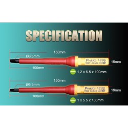 Proskit Screwdriver Insulated VDE Set of 13 pcs - SD-V861 - Proskit Screwdriver Insulated VDE Set of 13 pcs