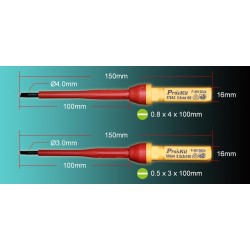 Proskit Screwdriver Insulated VDE Set of 13 pcs - SD-V861 - Proskit Screwdriver Insulated VDE Set of 13 pcs