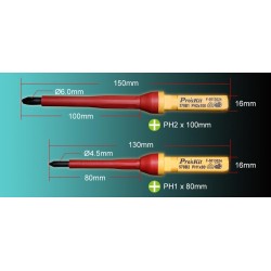 Proskit Screwdriver Insulated VDE Set of 13 pcs - SD-V861 - Proskit Screwdriver Insulated VDE Set of 13 pcs