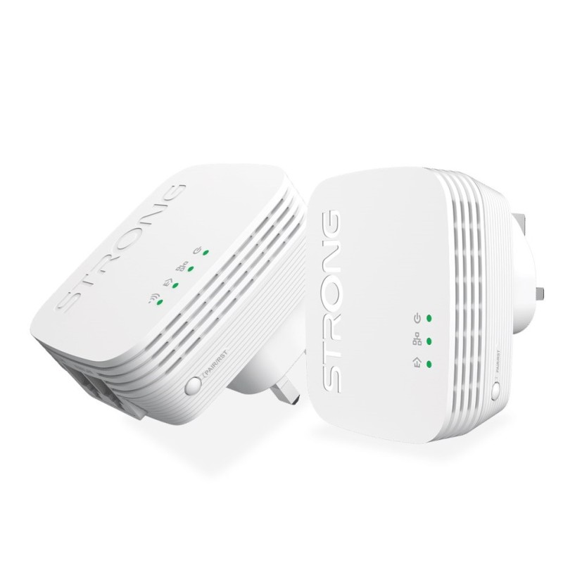 Strong Powerline Kit - POWERLWF600DUOMINIUK - AV600 Mini 600Mbps WI-Fi 300Mbps UK — Buy in Cyprus with Fast Delivery