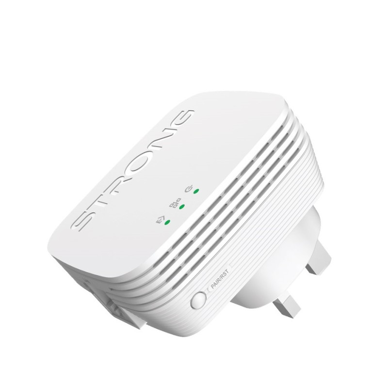 Strong Powerline Kit - POWERLWF600DUOMINIUK - AV600 Mini 600Mbps WI-Fi 300Mbps UK — Buy in Cyprus with Fast Delivery