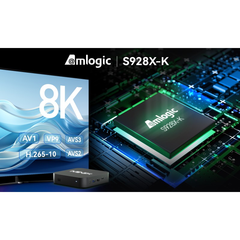 MINIX Android Media Hub AI 8K 8GB 128GB Wi-Fi 6 A3 PRO Air Mouse - U8K-ULTRA - MINIX Android Media Hub AI 8K 8GB 128GB Wi-Fi 6