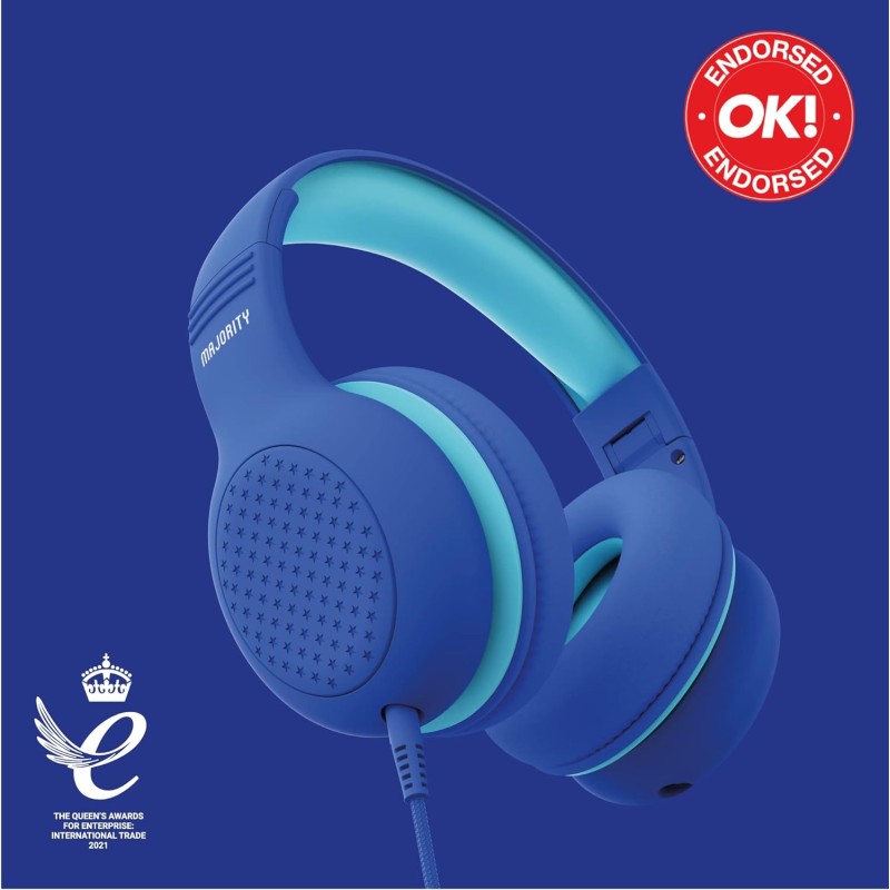 Majority SUPERSTAR Headphones - Kids - Over Ear - Blue — Buy in Cyprus with Fast Delivery