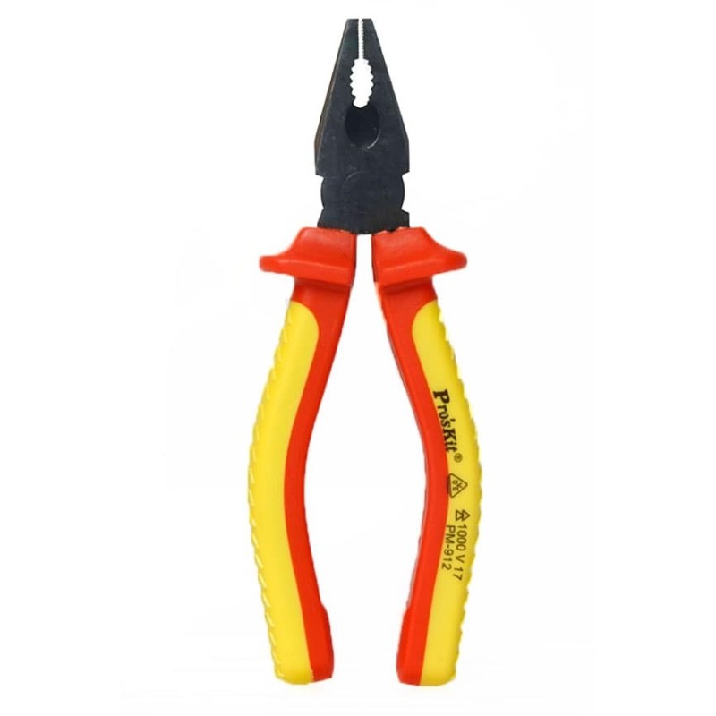Proskit VDE Insulated Combination Pliers - PM-912 - VDE Insulated Combination Pliers — Buy in Cyprus with Fast Delivery