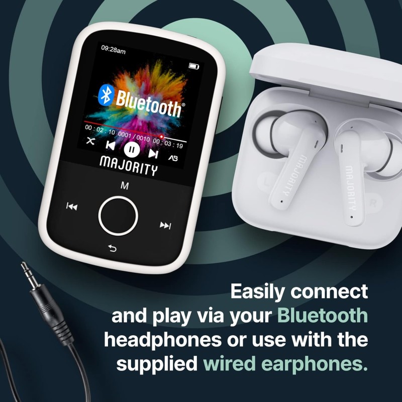 Majority Portable MP3 Player - 16GB BT+Earphones — Buy in Cyprus with Fast Delivery