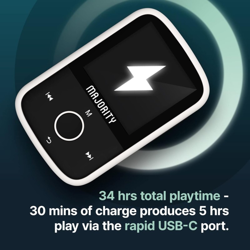 Majority Portable MP3 Player - 16GB BT+Earphones — Buy in Cyprus with Fast Delivery