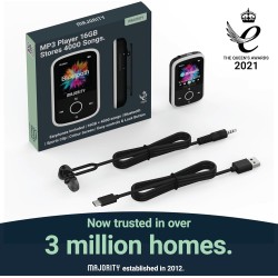 Majority Portable MP3 Player - 16GB BT+Earphones — Buy in Cyprus with Fast Delivery