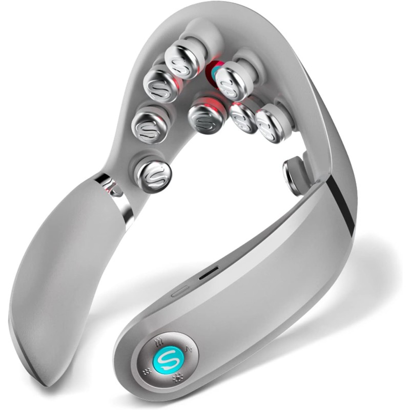 SKG Neck Massager - G7 Pro - Pulse-Heat-APP-Multiple Heads — Buy in Cyprus with Fast Delivery