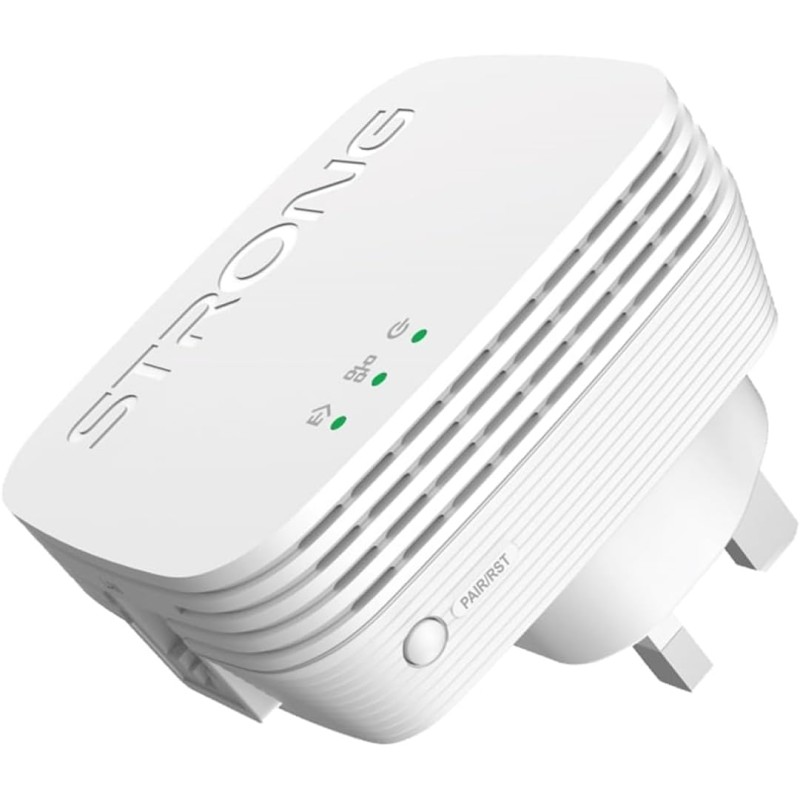 Strong Powerline Kit AV600 Mini 600Mbps UK - 600TRIMINIUK - Triple Pack — Buy in Cyprus with Fast Delivery