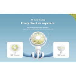 Jisulife Octopus Fan - LIFE1 - Baby White — Buy in Cyprus with Fast Delivery