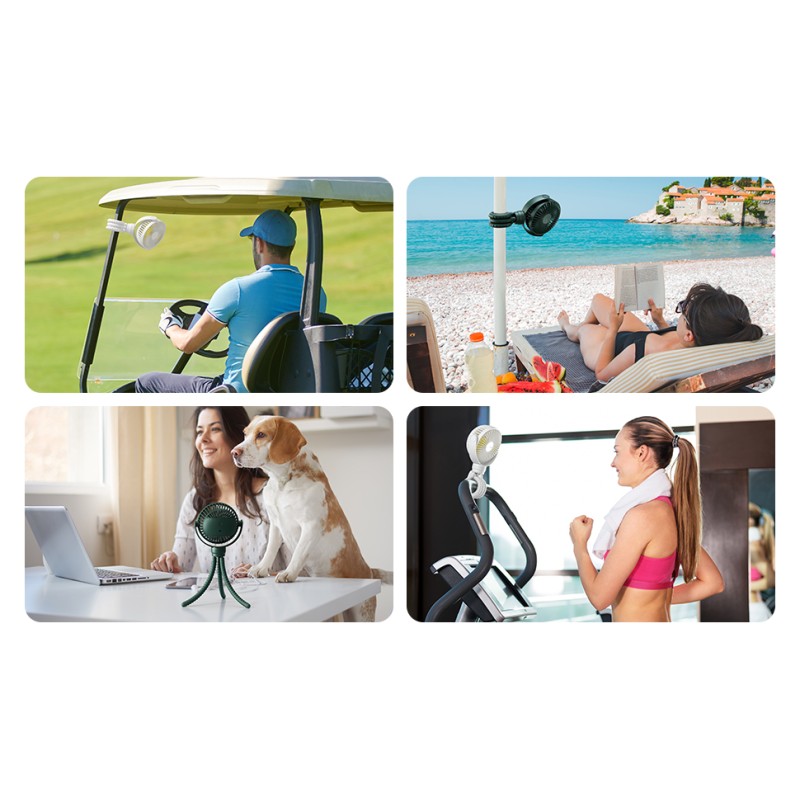 Jisulife Octopus Fan - LIFE1 - Baby White — Buy in Cyprus with Fast Delivery