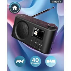 Majority Radio ORWELL Pro Portable with Display - Bluetooth-USB-FM Radio — Buy in Cyprus with Fast Delivery