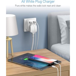 Tessan Gang Plug-Through UK Charger - TS-821-UK - 2 USB A 13A — Buy in Cyprus with Fast Delivery