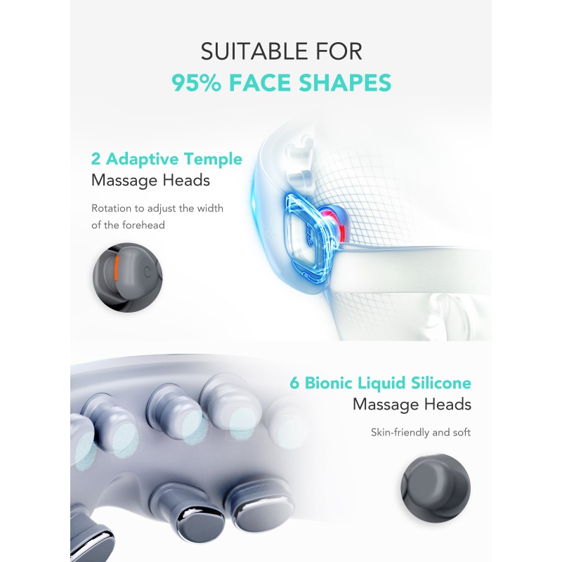 SKG Eye Massager - E7-EN - Vibration (Incl.Temples)-Hot Compress-Music — Buy in Cyprus with Fast Delivery