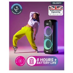 Majority Speakers Portable Karaoke - PULSE P5 - 600W Wireless Mic BT USB RGB UK — Buy in Cyprus with Fast Delivery