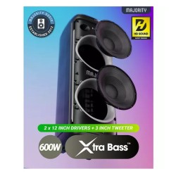 Majority Speakers Portable Karaoke - PULSE P5 - 600W Wireless Mic BT USB RGB UK — Buy in Cyprus with Fast Delivery