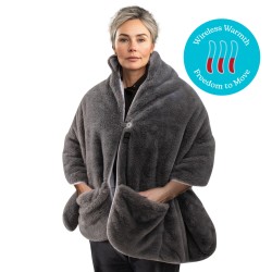 HoMedics Electric Heating Blanket & Soft Shawl - HCM-SWL100 - Electric Heating Blanket & Soft Shawl