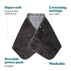 HoMedics Electric Heating Blanket & Soft Shawl - HCM-SWL100 - Electric Heating Blanket & Soft Shawl