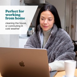 HoMedics Electric Heating Blanket & Soft Shawl - HCM-SWL100 - Electric Heating Blanket & Soft Shawl