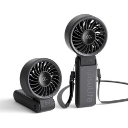 Jisulife Portable Personal Fan - Life7 - 5000mAh Black — Buy in Cyprus with Fast Delivery