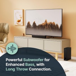 Majority BOWFELL PLUS Soundbar - 100W with SubWoofer BT-USB — Buy in Cyprus with Fast Delivery