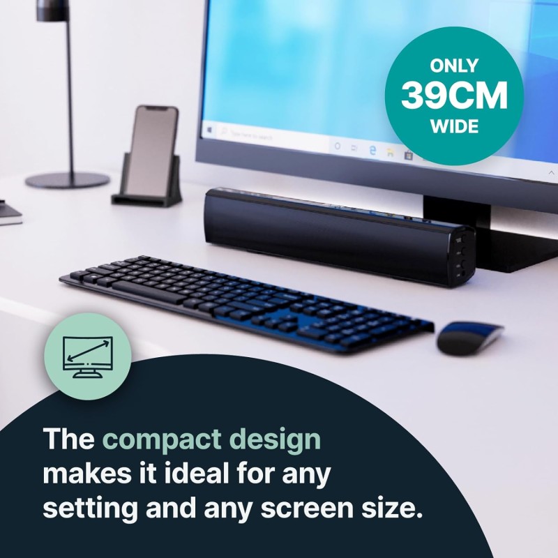 Majority BOWFELL PLUS Soundbar - 100W with SubWoofer BT-USB — Buy in Cyprus with Fast Delivery