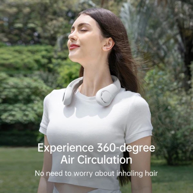 Jisulife Bladeless Turbine Neck Fan - FNL04R - Black — Buy in Cyprus with Fast Delivery