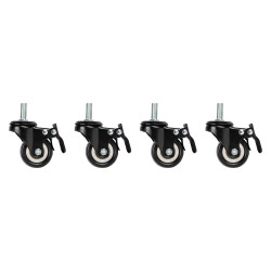 Lanberg Wall Rack Castors with Thread & Brakes for Lanberg Racks - Set of 4 — Buy in Cyprus with Fast Delivery
