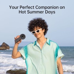 Jisulife Portable Personal Fan - LIFE 4 - Grey — Buy in Cyprus with Fast Delivery