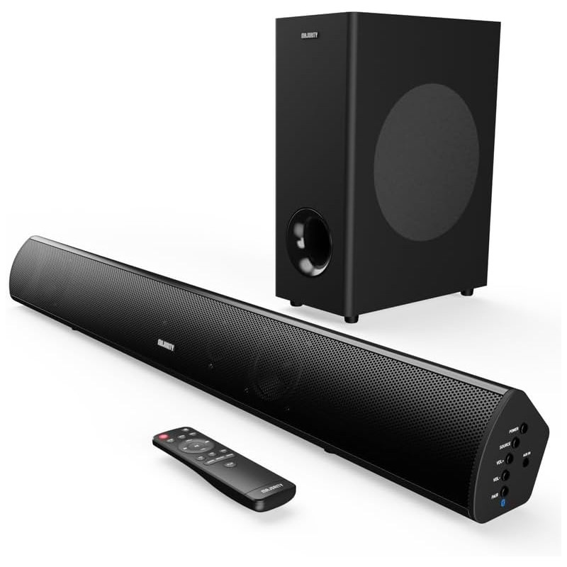 Majority Soundbar - TETON PLUS - 180W Wireless Subwoofer BT-USB-HDMI — Buy in Cyprus with Fast Delivery