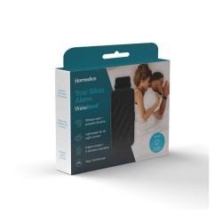 HoMedics Wakeband Vibrating Alarm Wristband - SS-WB100BK-WW - Black — Buy in Cyprus with Fast Delivery