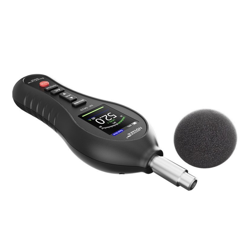Noyafa Sound Level Meter - NF-562S - Dual A/C Weighting, Real-Time Alarm & Color LCD Display