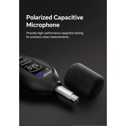 Noyafa Sound Level Meter - NF-562S - Dual A/C Weighting, Real-Time Alarm & Color LCD Display