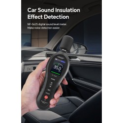 Noyafa Sound Level Meter - NF-562S - Dual A/C Weighting, Real-Time Alarm & Color LCD Display