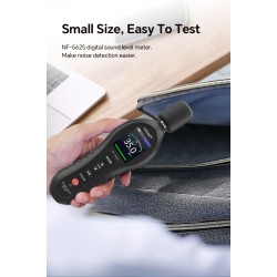 Noyafa Sound Level Meter - NF-562S - Dual A/C Weighting, Real-Time Alarm & Color LCD Display