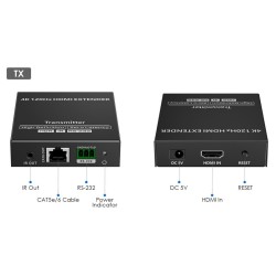 Lenkeng HDMI Extender over Ethernet 4K120Hz IR & RS232 - LKV610HH - HDMI Extender over Ethernet 4K120Hz IR & RS232