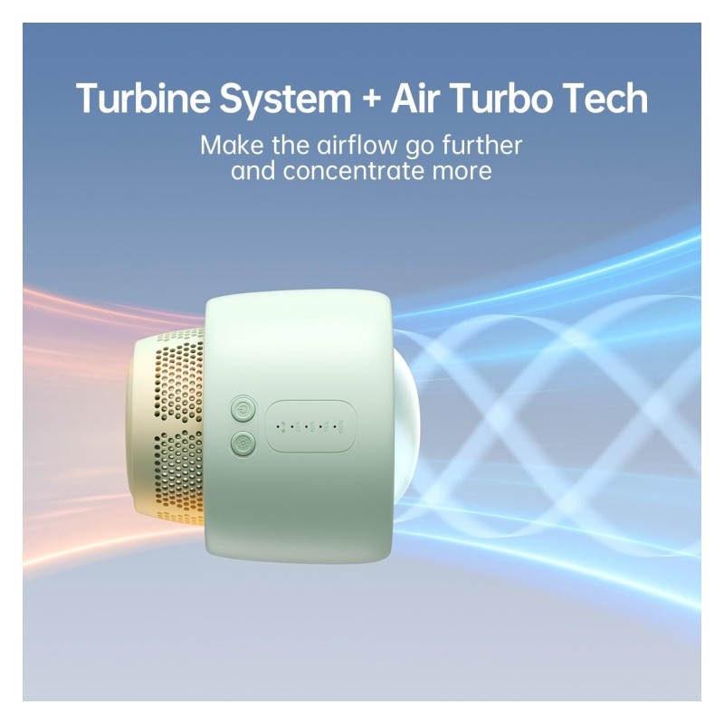 Jisulife Stroller Fan - Life2 - Green — Buy in Cyprus with Fast Delivery