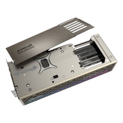 Sapphire NITRO+ Radeon RX 9070 XT 16GB Gaming OC (UEFI) - Grey, 3060 MHz Boost, 16GB GDDR6, Tri-X