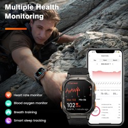 Kospet TANK - M3 ULTRA - Rugged Smartwatch GPS Silicone Black — Buy in Cyprus with Fast Delivery