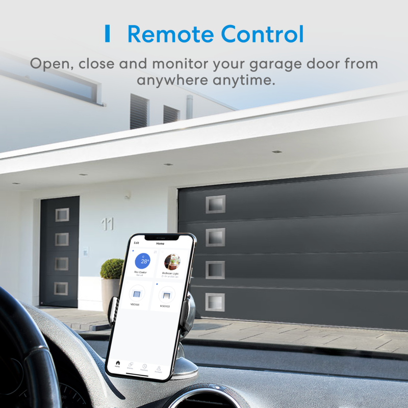 Meross Homekit Smart Wi-Fi Garage Door Opener - MSG100HK-UK - Homekit — Buy in Cyprus with Fast Delivery