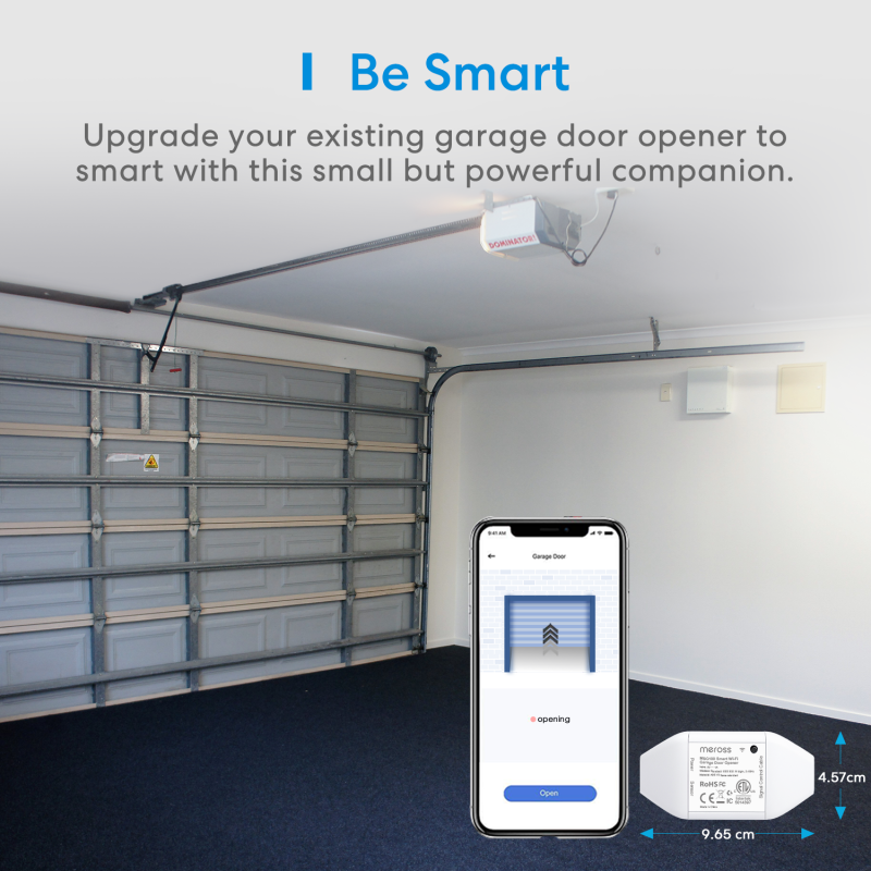 Meross Homekit Smart Wi-Fi Garage Door Opener - MSG100HK-UK - Homekit — Buy in Cyprus with Fast Delivery