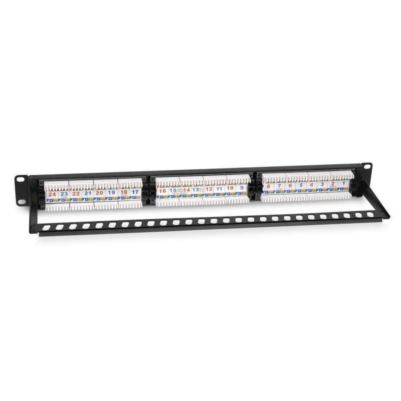 NETPRO Patch Panel - NP-CPP24C6A - 24Port CAT6A Patch Panel — Buy in Cyprus with Fast Delivery