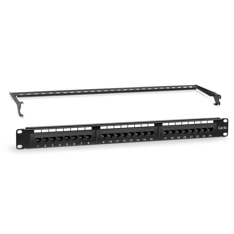 NETPRO Patch Panel - NP-CPP24C6A - 24Port CAT6A Patch Panel — Buy in Cyprus with Fast Delivery