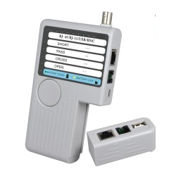 Noyafa Network Cable Tester - NF-3468 - 4-In-1 for USB, BNC, RJ11 and RJ45 Connections — Buy in Cyprus with Fast Delivery
