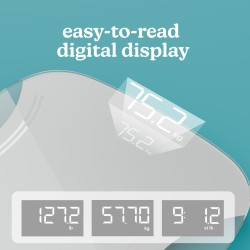 HoMedics Body Scale Essential - SCL-B125 - Grey — Buy in Cyprus with Fast Delivery